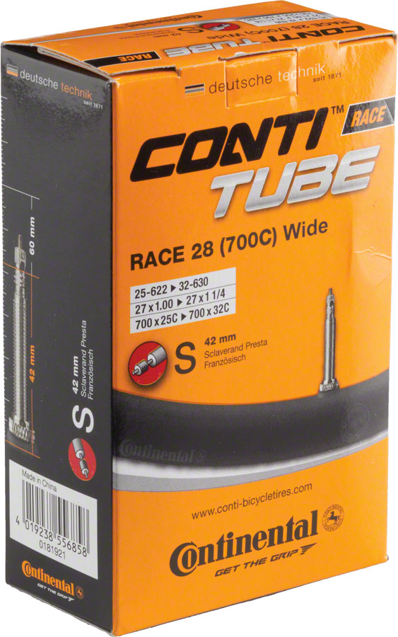 Continental Standard Presta Valve Tube (700x25-32mm) – Mike's Bikes