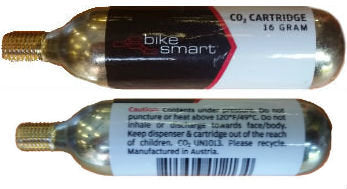 CO2 Cartridge - Threaded - 16G