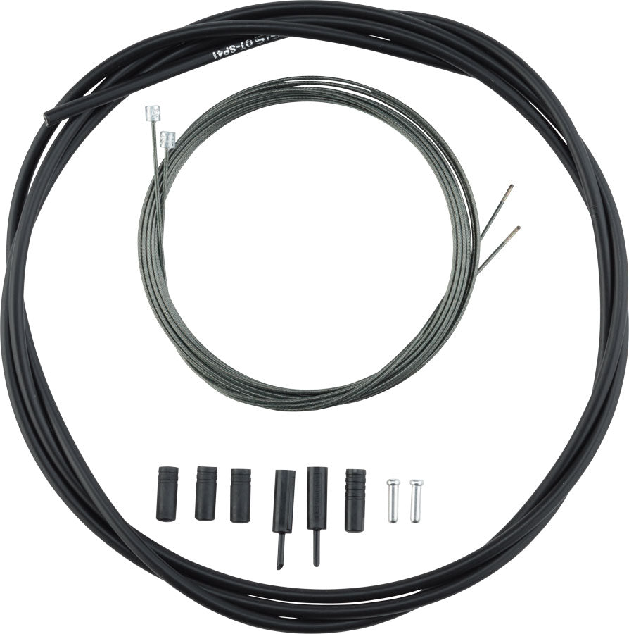 Road Optislick Derailleur Cable and Housing Set (Black)