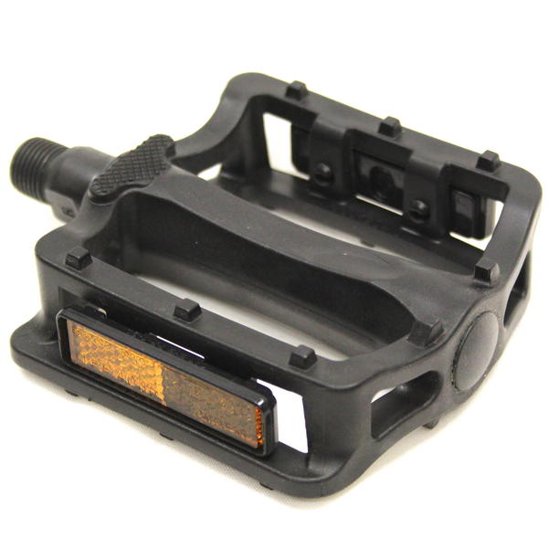 flat bike pedals BikeSmart Flat Resin Pedals - Black