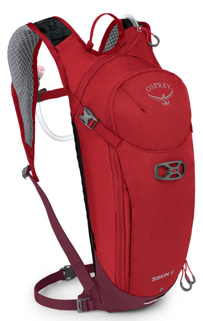 Osprey Men's Siskin 8 Hydration Pack, Ultimate Red Osprey Men's Siskin 8 Hydration Pack, Ultimate Red