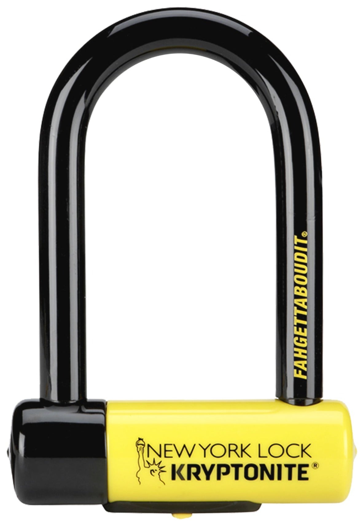 Mike Lockable Key Kryptonite New York Fahgettaboudit Mini Keyed U-Lock – Mike's Bikes