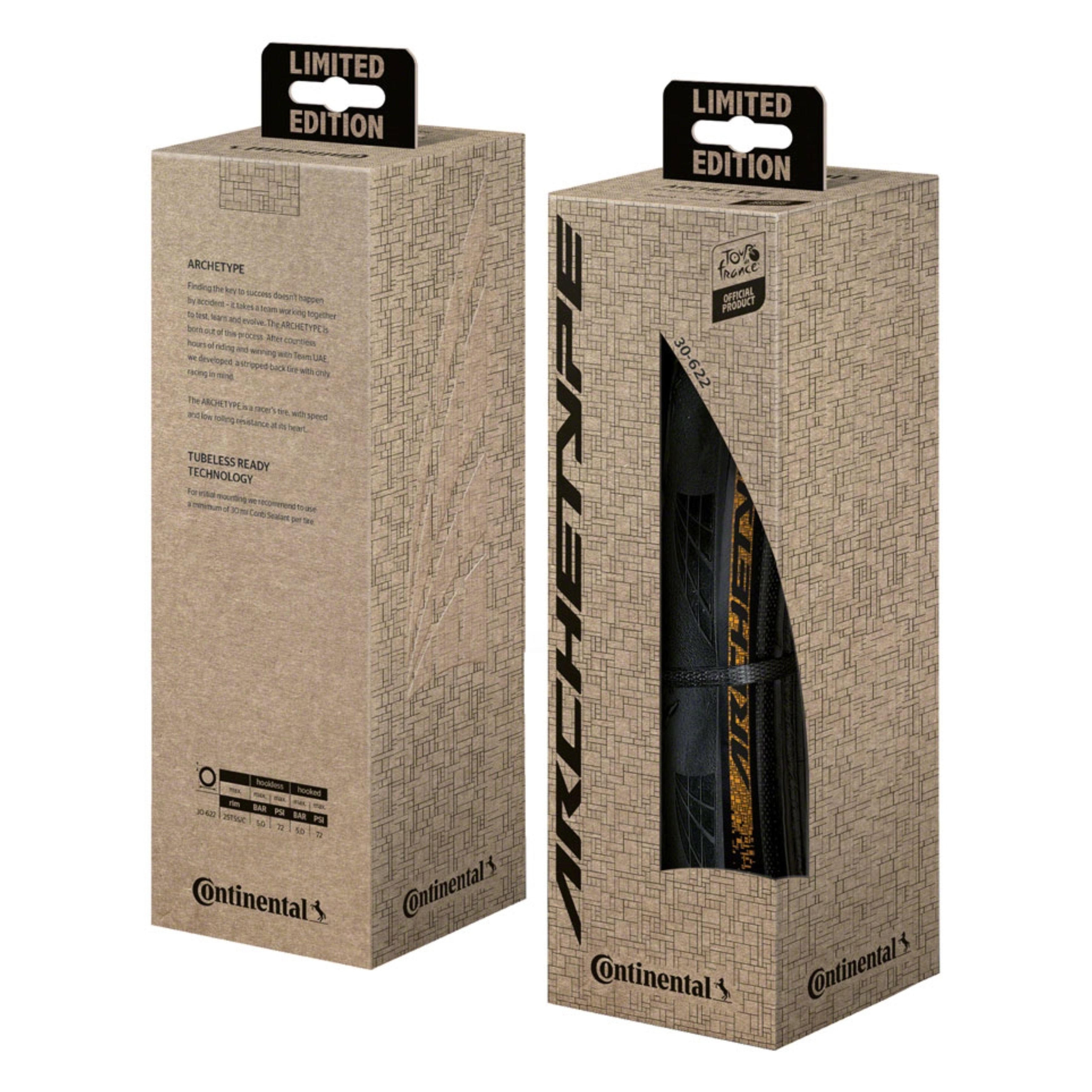 Continental ARCHETYPE 30-622 タイヤ Continental Archetype Tour de France Limited Edition Tire – Mike's