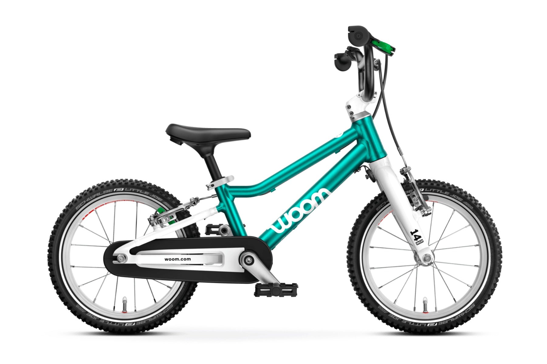 Woom GO 2 Kids' Bike Green 14 In