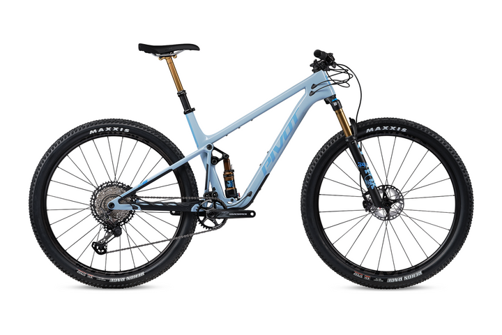 Pivot Mach 4 SL Pro XT/XTR Factory Float (Carbon Wheels) - Ice Blue