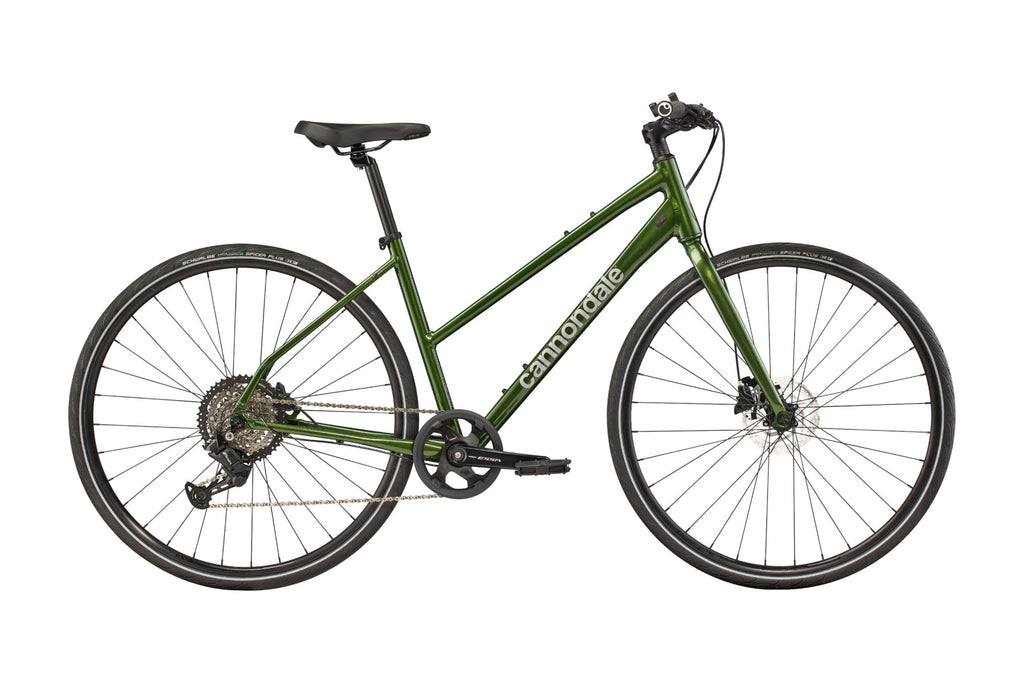 Cannondale Quick クロスバイク ブラック/グリーン Quick-3-Step-Through_Spruce-