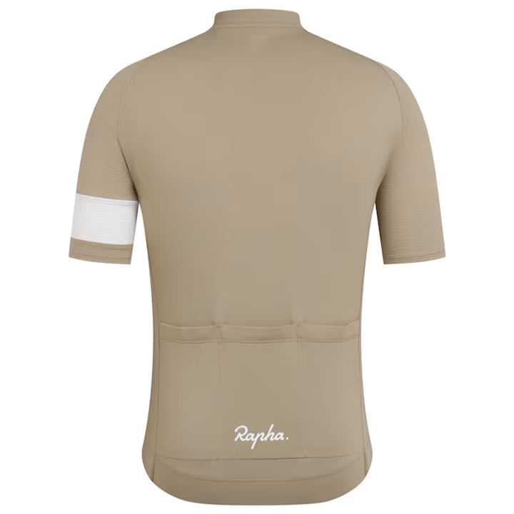 Rapha Core Jersey - Tan White 