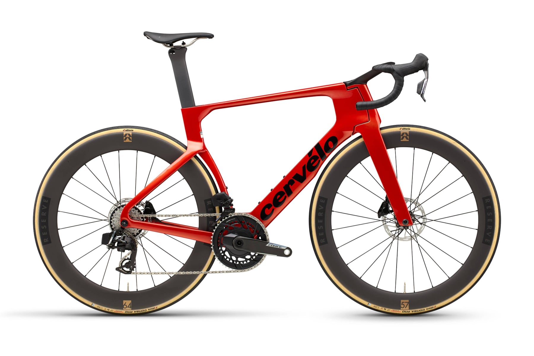 Cervélo フロントフォーク レッド ブラック S5-Force-