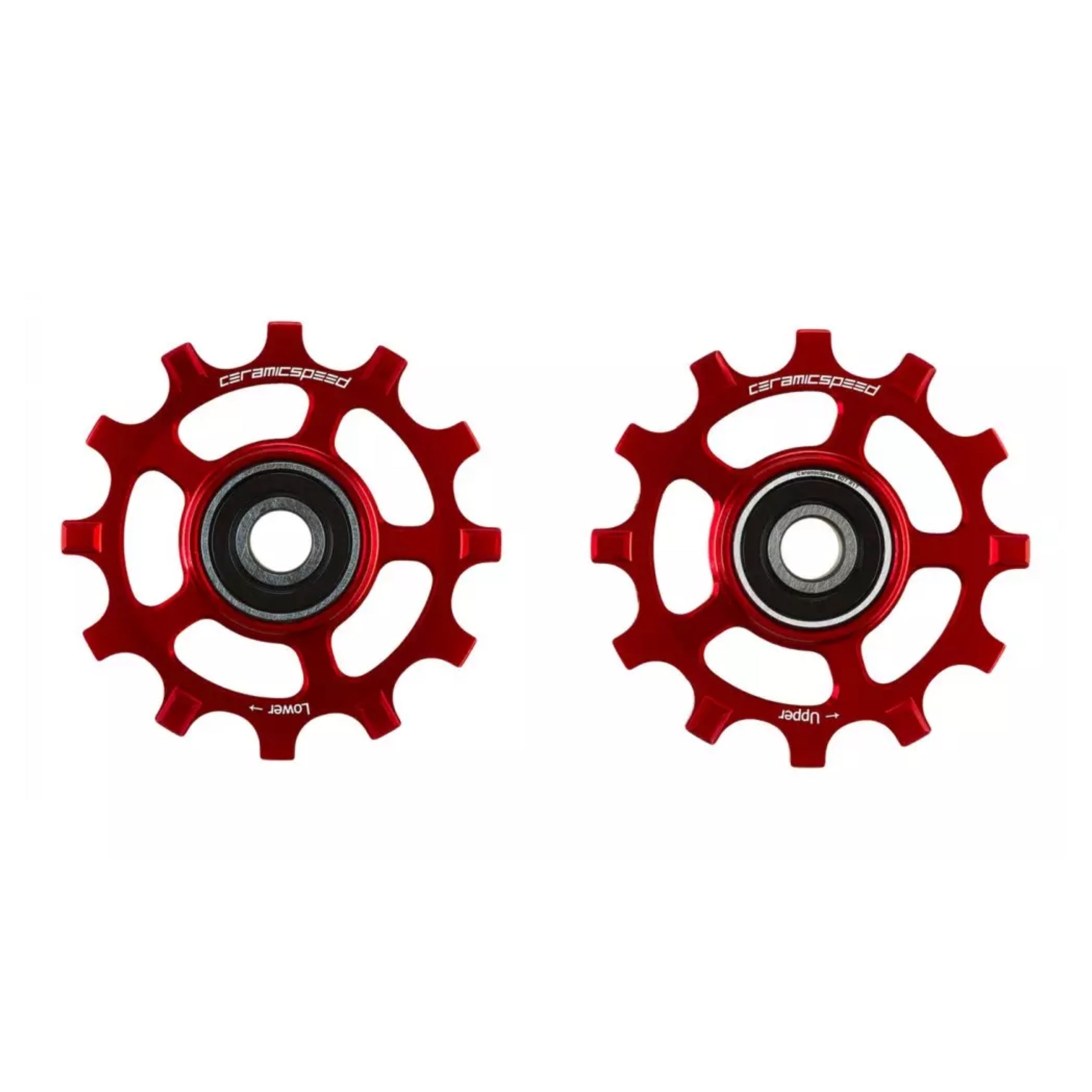 CeramicSpeed プーリー Shimano 11s Red CeramicSpeed Shimano Coated Pulley Set (11-Speed) – Mike's Bikes