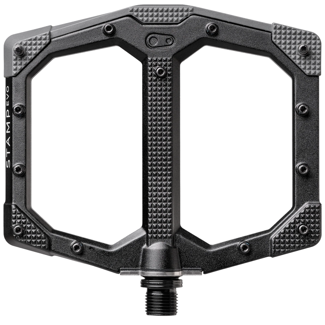 Stamp EVO Alloy Flat Pedals Large - Black