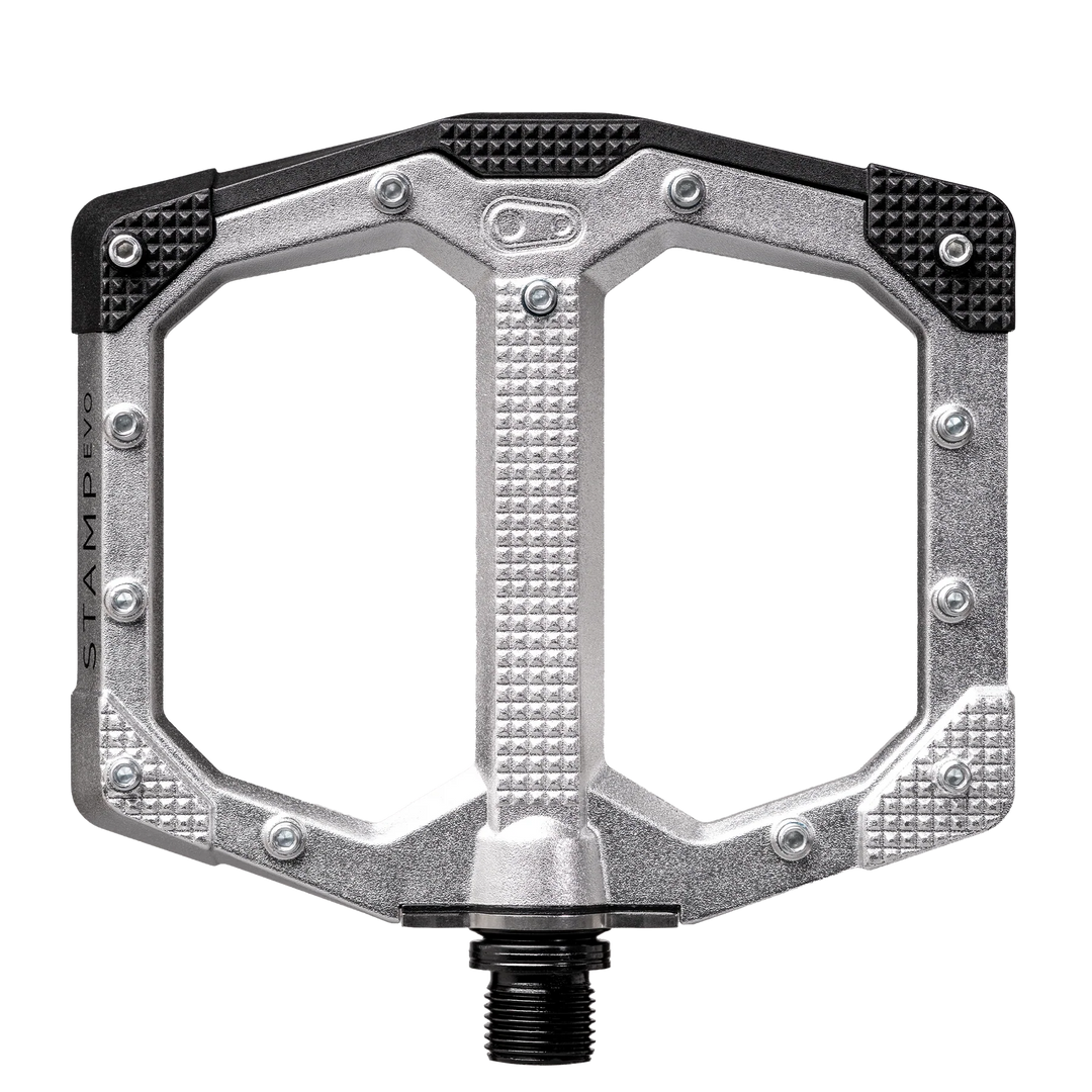 Stamp EVO Alloy Flat Pedals Small - Silver