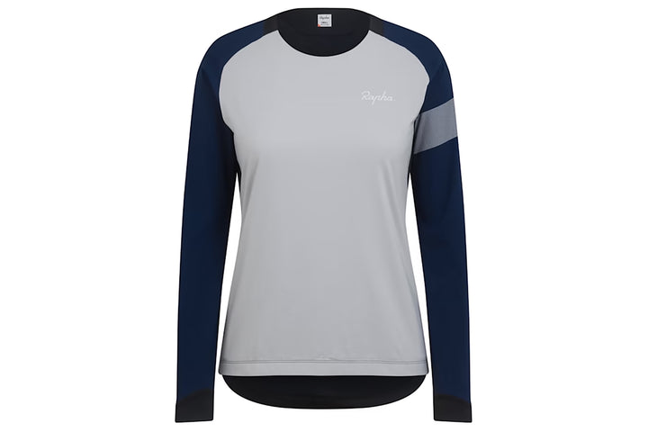 Women's Trail Windblock Jersey - Black Light Grey Navy