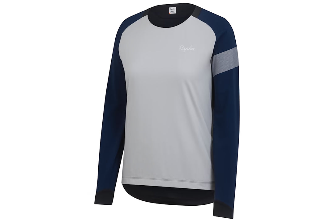 Women's Trail Windblock Jersey - Black Light Grey Navy