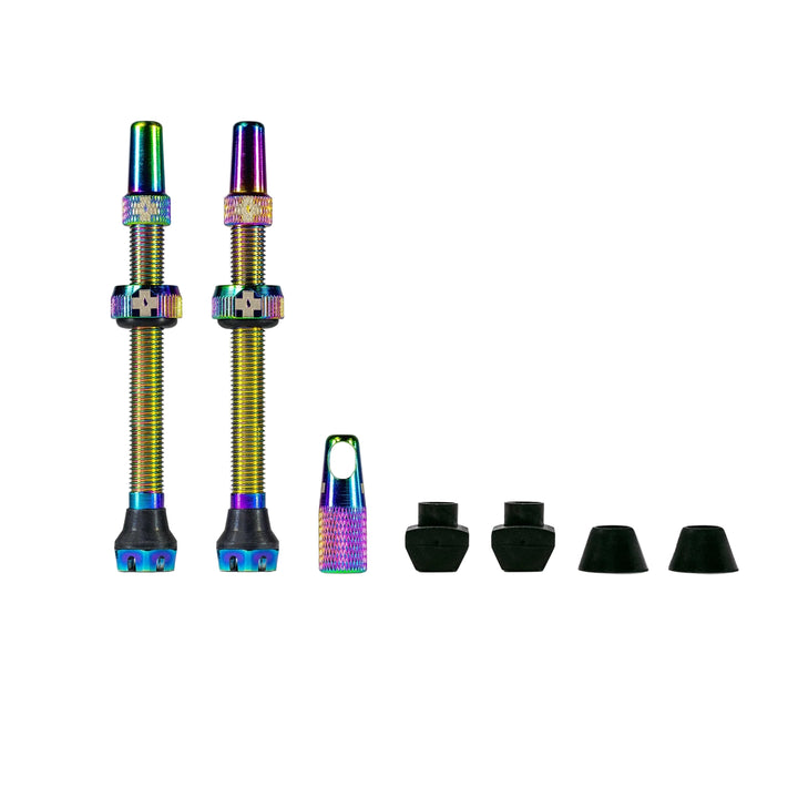 V2 Tubeless Valve Kit - Rainbow