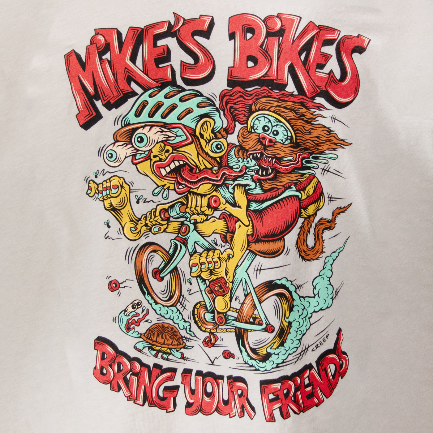Mike's Bikes "Bring Your Friends" Tee