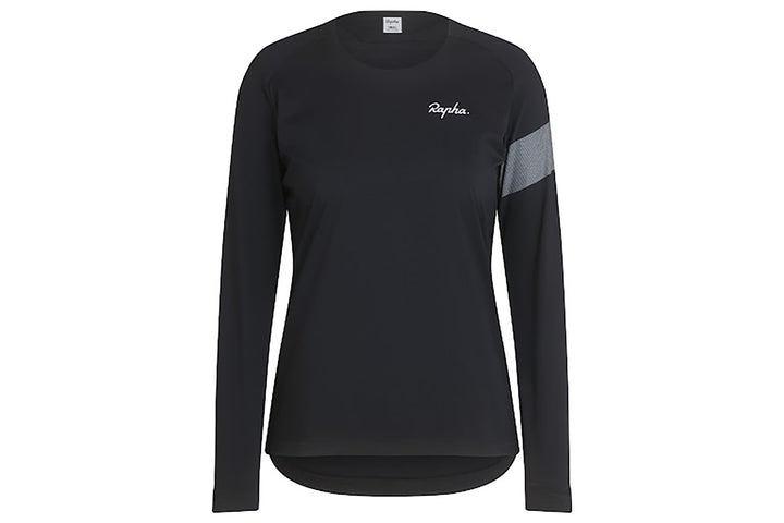 Women's Trail Windblock Jersey - Black Light Grey