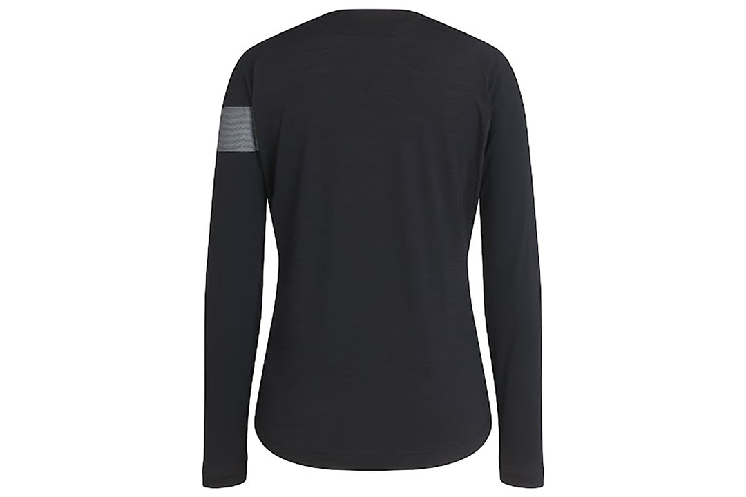 Women's Trail Windblock Jersey - Black Light Grey