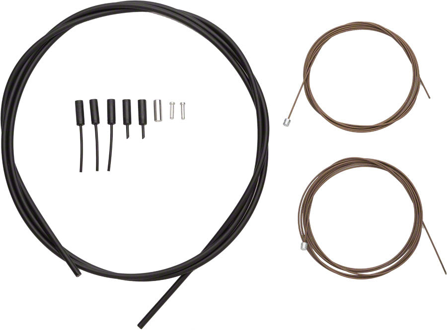 SP41 Polymer-Coated Derailleur Cable Set