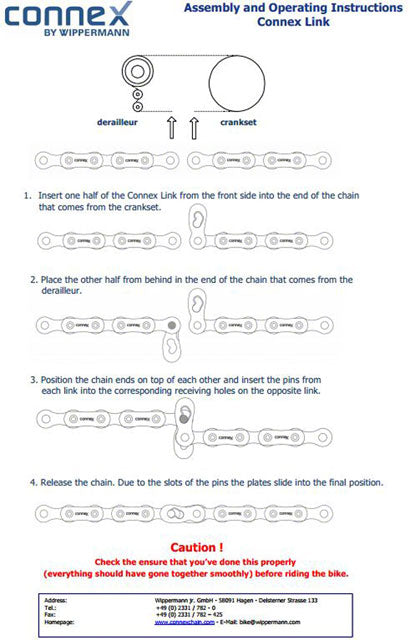 ConneX Stainless Chain Link (9-Speed) – Mike's Bikes