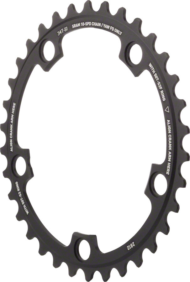 Red Yaw Chainring (10-Speed)