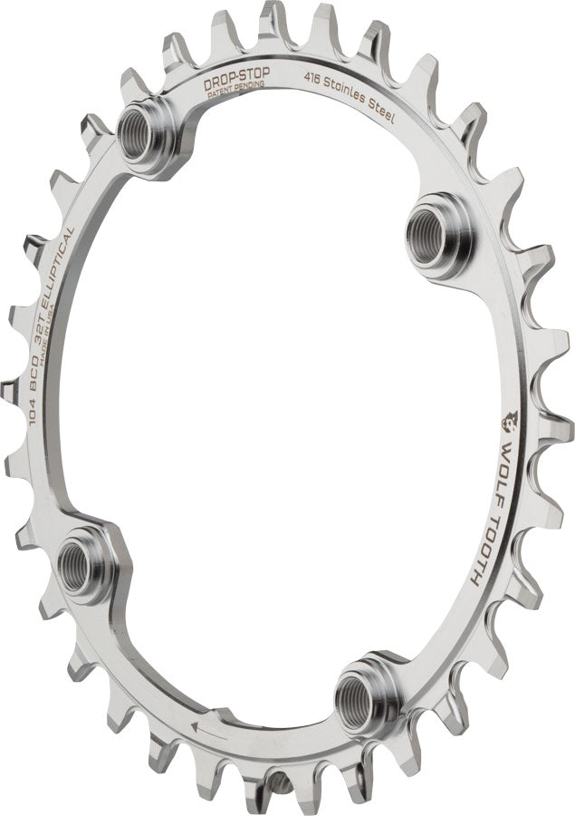 Elliptical Stainless Chainring (32t)