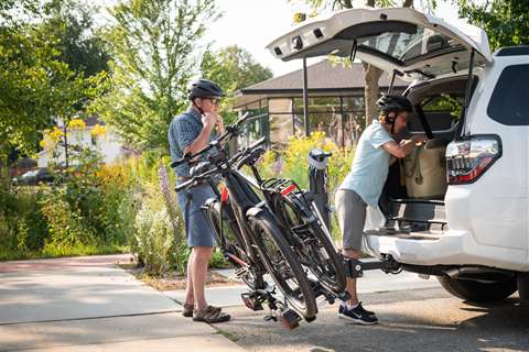 Door County Electric Lift Bike Rack