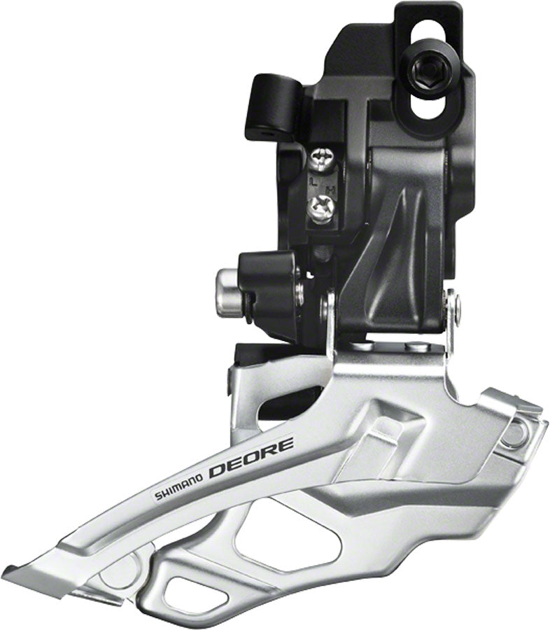 Deore M616-D Double Down-Swing Dual-Pull Front Derailleur (10-Speed)