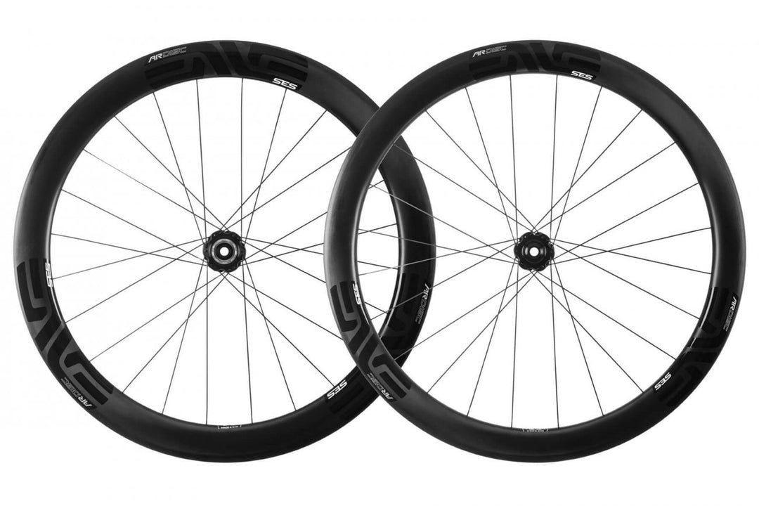 SES AR 4.5 DISC CLINCHER WHEELSET: BLK DECAL, 700C XDR