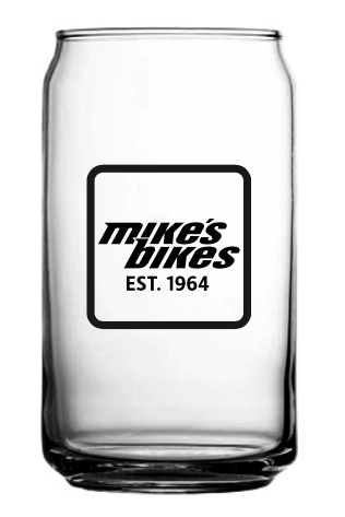 Mike's Bikes Pint Glass