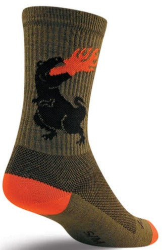 Wool Dinosaur Socks