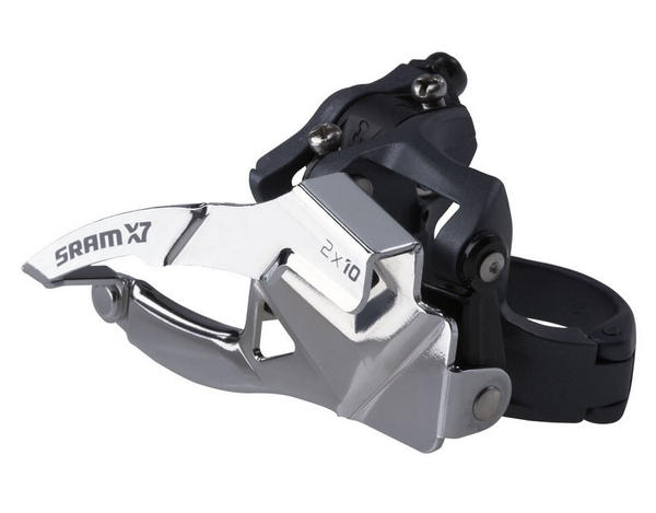 X7 2x10 Front Derailleur<br>(High-clamp, Bottom-pull, 39T)